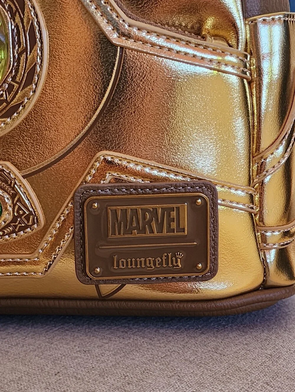 Marvel Infinity Gauntlet Gold Mini Backpack - Picture 3 of 11